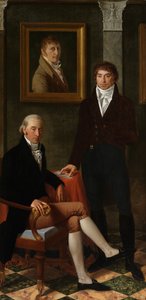 Vennskapsportrett av kunstnerne François Wynckelman, François van der Donckt og Joseph Odevaere (olje på lerret) av Joseph Denis Odevaere