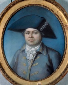 Portrett av Georges Cadoudal (1771-1804) Han er en av de mest kjente Chouanene. Maleri av Joseph Ducreux (1735-1802). 18. århundre. Orleans, Museum of Fine Arts
