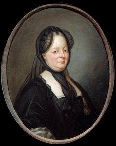 Portrett av Marie Therese av Østerrike (1717-1780), Imperatrice-dronning av Ungarn og Boheme-maleri av Joseph Ducreux (1735-1802) Søn fra 1700-tallet. 0,8x0,65 m - Portrett av Marie Therese av Østerrike (1717-1780), keiserinne dronning av Ungarn og Böhmen. av Joseph Ducreux