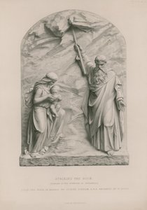 Moses slår klippen av Joseph Durham