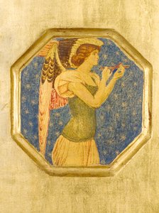 Engel med kors, detalj fra Crystofore av Joseph Edward Southall