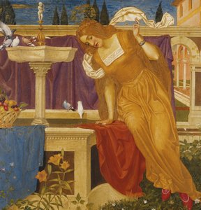 Skjønnhet å se bildet av hennes hjem i fontenen av Joseph Edward Southall