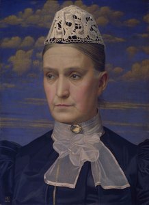 Portrett av kunstnerens mor, 1902. av Joseph Edward Southall