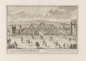 Grev Paars rideskole i Wien, 1719. av Joseph Emanuel Fischer von Erlach