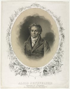 Alois Senefelder, 1871. av Joseph F. Knapp