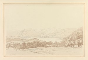 Ullswater, oberst Robinsons av Joseph Farington