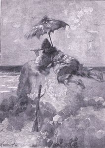 Jeg holdt min daglige tur til bakketoppen (litho) av Joseph Finnemore