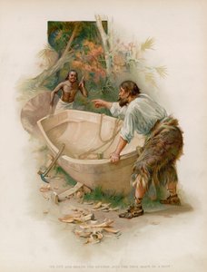 Illustrasjon for Robinson Crusoe av Joseph Finnemore