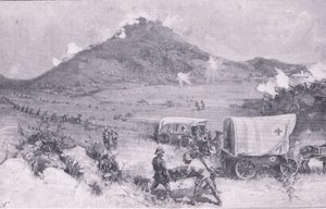Slaget ved Graspan (litho) av Joseph Finnemore