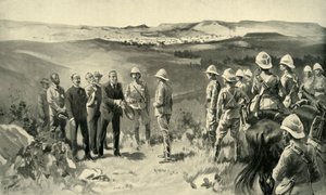 'The Formal Surrender of Bloemfontein', 1900. av Joseph Finnemore