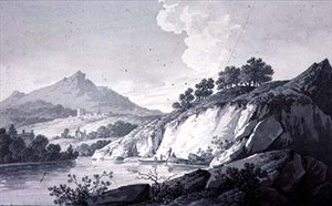 Landskapsskisser av Joseph Francis Burrel