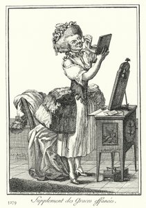 Supplement of the Lost Graces (gravering) av Joseph Franz von (after) Goez