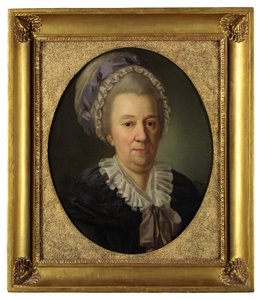 Portrett av prinsesse Yekaterina Ivanovna Cherkasova 1727-1797, født Hedvig Elisabeth von Biron, 1781 av Joseph Friedrich August Darbes