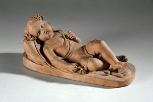 Maquette for Jane Gott som en babe in the Wood av Joseph Gott