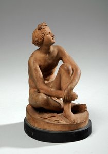 Maquette for en pastoral Apollo