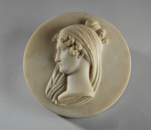Medaljongportrett av fru Elizabeth Allan