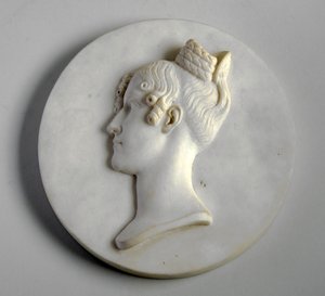 Medaljongportrett av fru Mary Brooke
