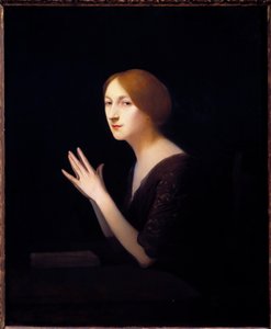 Portrett av Marguerite Moreno (1871-1948) skuespillerinne av det franske komediemaleriet av Joseph Granie (1861-1915) 1899 Søn. 0,56x0,46 m Paris, Musee d