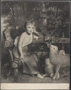 Miss Mary Palmer som "The Young Shepherdess"