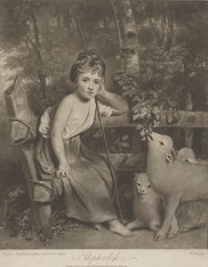 Shepherdess (frøken Mary Palmer som den unge gjeterinnen)