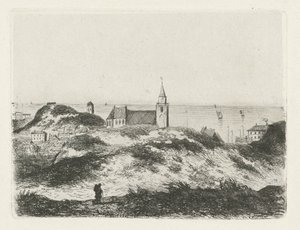 Utsikt over Scheveningen av Joseph Hartogensis