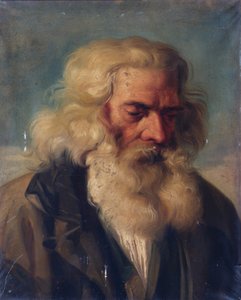 Skjegget gammel mann