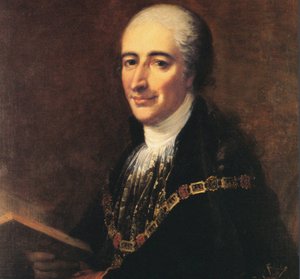 Portrett av Maximilian Joseph grev von Montgelas 1759-1838, 1806. av Joseph Hauber after