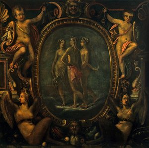 The Three Graces (olje på lerret)