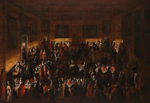 Masked Ball Den reduserte, midten av 1600-tallet ..