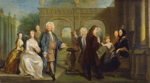 A Family Conversation Piece [1985, Cormack, YCBA Concise Catalogue] av Joseph Highmore