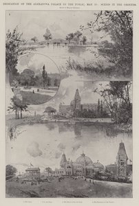 Innvielse av Alexandra-palasset til publikum, 18. mai, Scenes in the Grounds