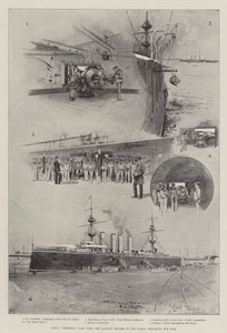 HMS Terrible, 14 220 tonn, den største krysseren i verden, forbereder seg på krig