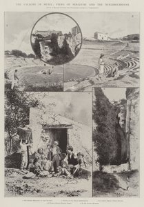 Syklonen på Sicilia, utsikt over Syracuse og nabolaget