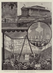 Hertugen og hertuginnen av York i Liverpool, 10. september av Joseph Holland Tringham
