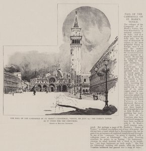 Fall of the Campanile of St Mark