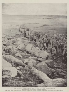 Gordon Highlanders på vei til Elandslaagte