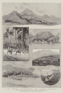 Den beklagelige orkanen i Vestindia, scener på Leeward-øyene av Joseph Holland Tringham