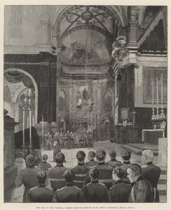The Loss of the Victoria, Solemn Requiem Service ved St John