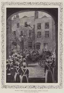 Dronningen i Irland, leger ved Adelaide Hospital presenterte for Hennes Majestet av Joseph Holland Tringham