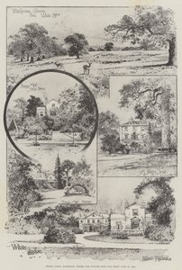 White Lodge, Richmond, hvor vår fremtidige konge ble født, 23. juni 1894 (gravering)