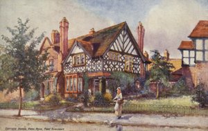 Hyttehus, Park Road, Port Sunlight av Joseph Hughes Clayton