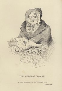 Kenny Meadows: The Bum-Boat Woman (gravering)