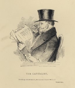 Kenny Meadows: The Capitalist (gravering) av Joseph Kenny (after) Meadows