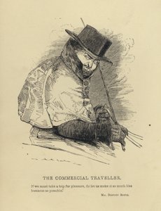 Kenny Meadows: The Commercial Traveler (gravering)