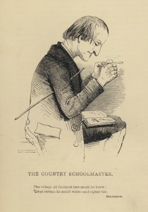 Kenny Meadows: The Country Schoolmaster (gravering)