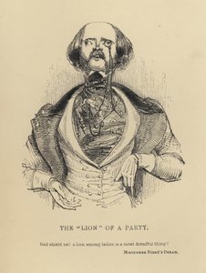 Kenny Meadows: The "Lion" of a Party (gravering) av Joseph Kenny (after) Meadows