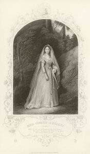 Miss Cooper som Helena, A Midsummer Night's Dream, Act II, scene iii av Joseph Kenny Meadows