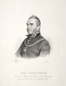Portrett av Dr. Karl Joseph Meyer, 1844.