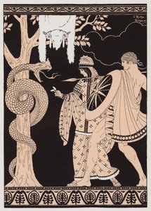 Jason og det gylne skinn (fargelitografi) av Joseph Kuhn-Regnier