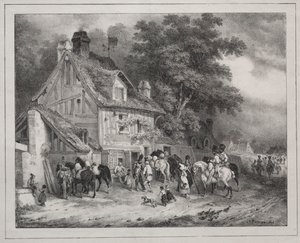 Suvenir fra Normandie av Joseph Louis Hippolyte Bellange
